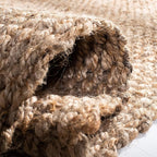 SAFAVIEH Natural Fiber Collection Accent Rug - 2'6" x 4', Natural, Handmade Tassel Jute, Ideal for High Traffic Areas in Entryway, Living Room, Bedroom (NF467A)