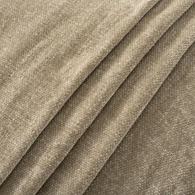 Chenille Throw Blanket for Couch with Tassels,60"X80" Soft Cozy Lightweight Knitted Boho Decorative Blankets for Bed and Sofa,Taupe