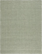 SAFAVIEH Natural Fiber Collection Area Rug - 8' x 10', Green & Grey, Handmade Farmhouse Jute, Ideal for High Traffic Areas in Living Room, Bedroom (NF730B)