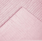 Better Trends Jullian Collection is Super Soft and Light Weight in Bold Stripes Design 100% Cotton Tufted Unique Luxurious Machine Washable Tumble Dry, King Sham, Pink