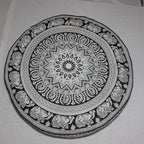 Indian Mandala Large Pillow Cover Decorative Indian Mandala Pillow Sham Indian Bohemian Ottoman Poufs Pom Pom Pillow Cases Outdoor Cushion Cover Yoga Mat Cotton Pet Dog Bed