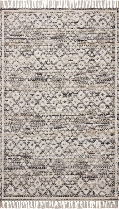 Loloi Angela Rose Rivers Collection RIV-01 Denim/Ivory 5'-0" x 7'-6" Reversible Area Rug