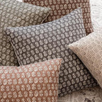 Foindtower Set of 2 Decorative Vintage Floral Print Throw Pillow Covers Neutral Modern Farmhouse Cushion Covers Boho Home Decor for Sofa Couch Chair Bedroom Living Room,18×18 Inch,Rustic Gray