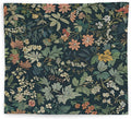 WNAGT Dark Green Floral Botanical Tapestry Wall Hanging, Cottage Core Decor, Nature Rustic Cottagecore Flower Plants Wall Blanket Decor for Home Bedroom Living Room Office, 50x60 Inch