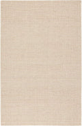 Dash and Albert Haverhill Cotton Area Rug - 5' x 8' Neutral Solid Handwoven Accent Rug - Durable, High Traffic Areas Hallway, Living Room, Stairs, Bedroom