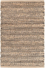 Dash and Albert Simba Black Handwoven Jute Rug, Runner-2.5 X 8 Feet, Black Solid Pattern - Premium Luxury Hotel Quality Soft Breathable Hypoallergenic Machine Washable Easy Care All Season