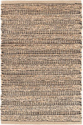 Dash and Albert Simba Black Handwoven Jute Rug, 9.5 X 13.5 Feet, Black Solid Pattern - Premium Luxury Hotel Quality Soft Breathable Hypoallergenic Machine Washable Easy Care All Season Comfortable