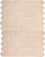 SAFAVIEH Area Rug 8x10 - Natural Fiber Collection - Large - Ivory, Handmade Braided Woven Jute, Farmhouse Style, Ideal for Living Room, Bedroom, Dining Space (NF365A)