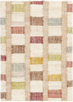 Dash and Albert Mosaic Multi Handwoven Jute Rug, 8.5 X 11.5 Feet, Multi Geometric Pattern - Premium Luxury Hotel Quality Soft Breathable Hypoallergenic Machine Washable Easy Care All Season
