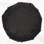 Myga Zafu Yoga Meditation Cushion with Washable Cover - Floor Cushion Pillow with Natural Buckwheat Filling - Soft Round Cotton Design for Meditating or Pranayama Exercises