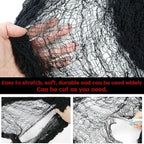 Set of 5 Halloween Creepy Gauze Cloth Decoration, Indoor Outdoor Black Scary Halloween Gauze Tapestry Decor, Spooky Decorations for Home Wall Yard Haunted House Party Supplies, 72 x 30 inch