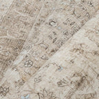 Beige 2x6 Runner Rug Washable Hallway Vintage Carpet Low Pile Non Slip Distressed Soft Traditional Retro Oriental Long Accent Throw Rug for Kitchen Bedroom Laundry Bathroom Dining Room