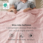 Bedsure GentleSoft Fleece King Size Blanket for Bed - Super Soft & Cozy, Fluffy Blankets for Women & Girls, Ideal for Sofa & Couch, Pink, 108x90 Inches