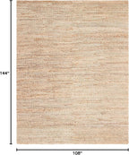 SAFAVIEH Area Rug 9x12 - Natural Fiber Collection - Large - Natural, Handmade Jute, Braided Woven Design, Ideal for Living Room, Bedroom, Dining Space (NF212A)