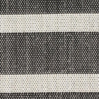 Nourison Home Positano Black Ivory 7' x 10' Area Rug - Easy Clean, Non Shedding, Bed Room, Living Room, Dining Room, Kitchen (7' x 10')