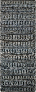 SAFAVIEH Natural Fiber Collection Runner Rug - 2'3" x 12', Grey, Handmade Jute, Braided Woven Design, Ideal for Living Room, Bedroom (NF212G)