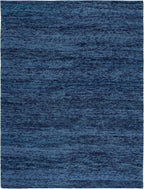 SAFAVIEH Area Rug 8x10 - Natura Collection - Large - Navy & Blue, Handmade Wool Blend, Textured Design, Ideal for Living Room, Bedroom, Dining Space (NAT425N)