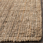 SAFAVIEH Natural Fiber Collection Area Rug - 2'6" x 4', Natural Brown, Handmade Jute, Farmhouse Style, Chunky Textured Thick Pile (NF447A)