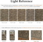 8x10 Washable Area Rug Brown Vintage Distressed Large Rug for Living Room Oriental Soft Thin Indoor Retro Carpet Non Slip Low Pile Floor Cover for Bedroom Dining Room Office Nursery