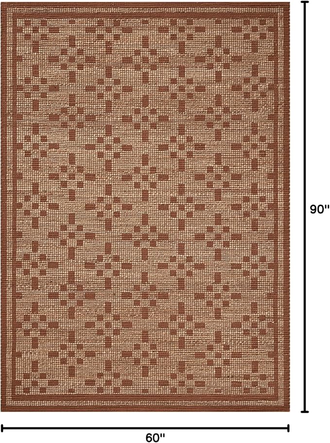 Loloi Chris Loves Julia Judy Collection JUD-07 Natural/Spice 5'-0" x 7'-6" Area Rug