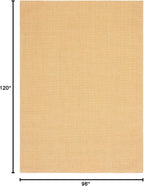 Martha Stewart x SAFAVIEH Area Rug Collection - 8' x 10', Natural & White, Sisal & Jute, Farmhouse Style, Ideal for Living Room, Bedroom, Office, Dining Space (MSR9501H)