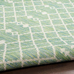 Nourison Home Positano Blue Green 6' x 9' Area Rug - Easy Clean, Non Shedding, Bed Room, Living Room, Dining Room, Kitchen (6' x 9')