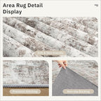 Runner Rug 2x12 Washable Non-Slip Hallway Runner Rugs for Kitchen Bathroom Laundry Room Pink/Grey Vintage Floor Carpet Runners for Hallways Entryway