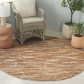 SAFAVIEH Natural Fiber Couture Collection Area Rug - 6' Round, Natural, Handmade Jute, Ideal for Living Room, Bedroom, Home Office, Dining Space (NFC101B-6R)