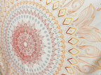 Damanse Floral Tapestry Wall Hanging Cute,Boho Wall Tapestry for Bedroom Aesthetic,Mandala Living Room Decor for Teen Girls (Yellow, 49.2"x59.1")