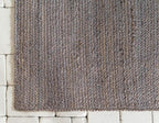 Unique Loom Braided Jute Collection Area Rug - Dhaka (2' 7" x 6' 1" Runner, Gray)