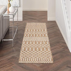 Nourison Home Positano Jute 2' x 6' Area Rug - Easy Clean, Non Shedding, Bed Room, Living Room, Dining Room, Kitchen (6' Runner)