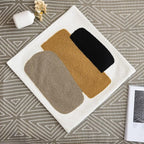 Retro Boho Textured Accent Mid Century Throw Pillow Covers Modern Vintage Minimalist Geometric Decorative Abstract Pillowcase for Sofa,1PC 18x18,Brown Black and Gray