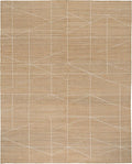 Dash & Albert Judson Natural/Ivory Handwoven Jute Rug, 7.5 X 9.5 Feet, Ivory Graphic Pattern
