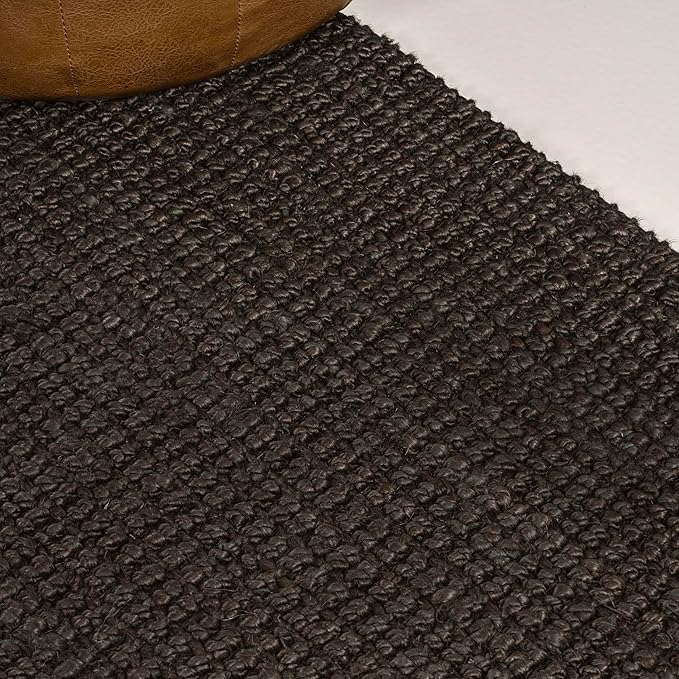 JONATHAN Y Pata Hand Woven Chunky Jute Brown Runner Rug, 2x8, Bohemian, Rustic, Cottage, Easy-Cleaning for Living Room, Bedroom, Kitchen, Non-Shedding (NRF102G-28)