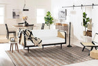 SAFAVIEH Area Rug 8x10 - Natural Fiber Collection - Large - Natural & Black, Handmade Flat Weave Jute, Farmhouse Geometric Design, Ideal for Living Room, Bedroom, Dining Space (NF382A)