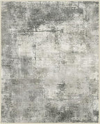 GENIMO 8x10 Area Rugs for Living Room, Machine Washable Non Slip Rugs, Low Pile Lightweight Modern Abstract Print Rug for Bedroom, Dining Room, Home Office, Distressed Grey