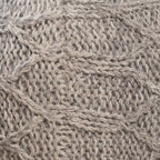 Christopher Knight Home Malibu Fabric Pouf, Grey