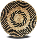 Woven Wall Basket Decor - Woven Bowls Trays Hanging Baskets Indoor Bowl For Home Wall Art.Rustic Durable Structured Boho Decorations. Different Solo Gift Products