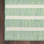 Nourison Home Positano Blue Green Ivory 5' x 7' Area Rug - Easy Clean, Non Shedding, Bed Room, Living Room, Dining Room, Kitchen (5' x 7')