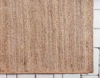 Unique Loom Braided Jute Collection Area Rug - Dhaka (3' 3" x 5' 1" Rectangle, Natural)