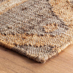 Dash & Albert Rumi Handwoven Jute Rug, 9.5 X 13.5 Feet, Browns Geometric Pattern