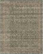 10x12 Area Rugs for Living Room: Large Area Rug Washable Stain Resistant Non Slip Distressed Vintage Rug Low Pile Faux Wool Soft Rug for Bedroom Farmhouse Dining Room Nursery Kids Playroom