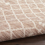 Nourison Home Positano Beige 9' x 12' Area Rug - Easy Clean, Non Shedding, Bed Room, Living Room, Dining Room, Kitchen (9' x 12')
