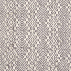DII Diamond Stitch Woven Throw, Organic Modern, 50 x 60, Gray