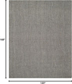 SAFAVIEH Area Rug 10x14 - Natural Fiber Collection - Large - Light Grey, Handmade Jute, Farmhouse Style, Chunky Textured Thick Pile (NF447G)