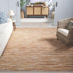 SAFAVIEH Area Rug 9x12 - Natural Fiber Couture - Large - Natural, Handmade Jute & Cotton, Ideal for Living Room, Bedroom, Dining Space (NFC101B)