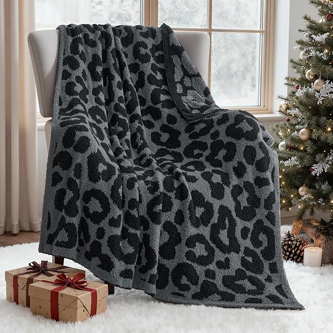 Joiedomi Throw Blanket for Couch Bed Sofa, Knitted Blankets Gifts for Women Mom Girls, Cozy Cute Soft Throw Home Room Decor Aesthetic for Women Mothers Birthday Gifts 50x60 Inches