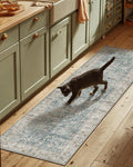 Machine Washable Rug Runners for Hallways: 2'6"x8' Kitchen Rugs Stain Resistant Non Slip Low Pile Soft Boho Carpet Runners for Hallways Bedroom Entryway Indoor Beside Bathroom Farmhouse