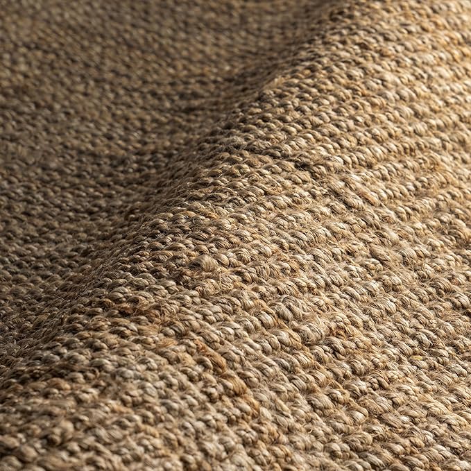 Nuloom Daniela Natural, 7'6" x 10'6", Handmade, Jute, Tassel, Soft and Textured, High Traffic, Stain Resistant, Easy Clean, Durable Area Rug for Bedroom, Living Room, Dining Space, Foyer, Entryway