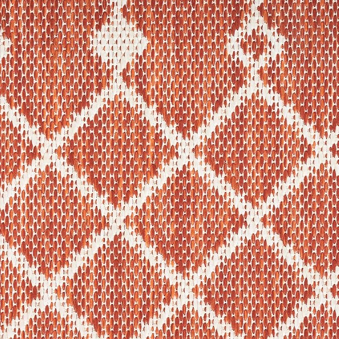 Nourison Home Positano Terracotta 9' x 12' Area Rug - Easy Clean, Non Shedding, Bed Room, Living Room, Dining Room, Kitchen (9' x 12')